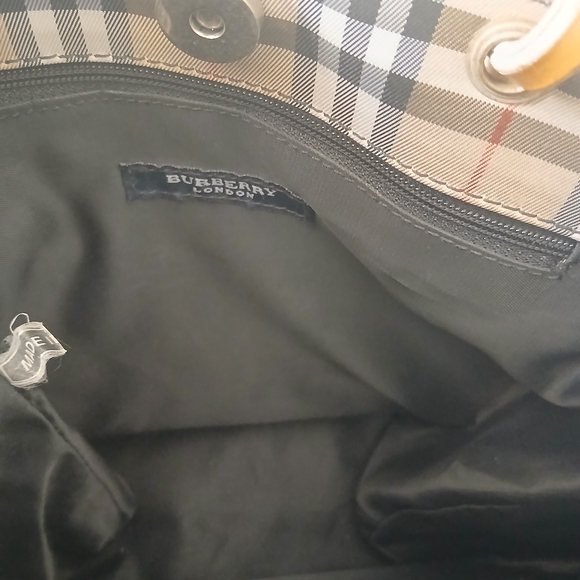 Burberry London Beige Nova Check Shopper Mini Tote Bag - Picture 9 of 11